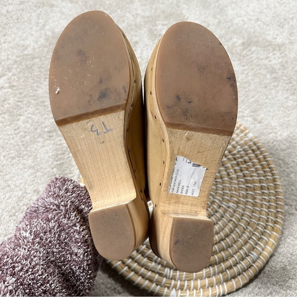 Madewell Women’s The Ayanna Clogs Mules Nubuck Leather Boho in Acorn Size 7 - Picture 11 of 16